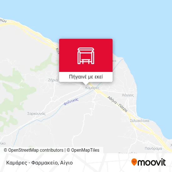 Καμάρες - Φαρμακείο χάρτης