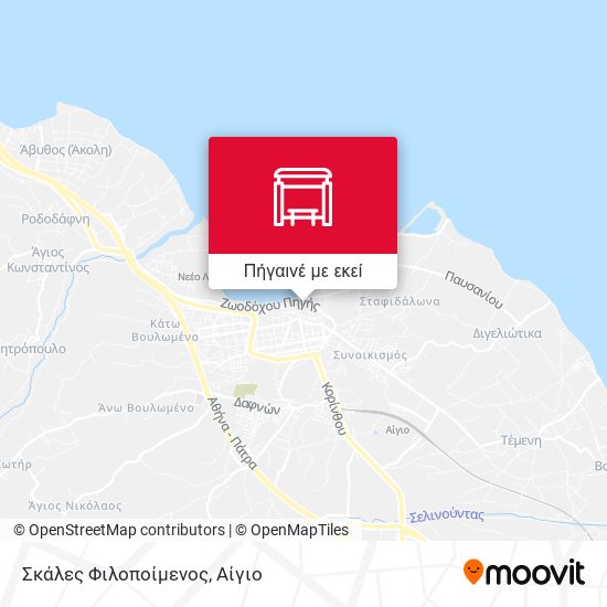 Σκάλες Φιλοποίμενος χάρτης