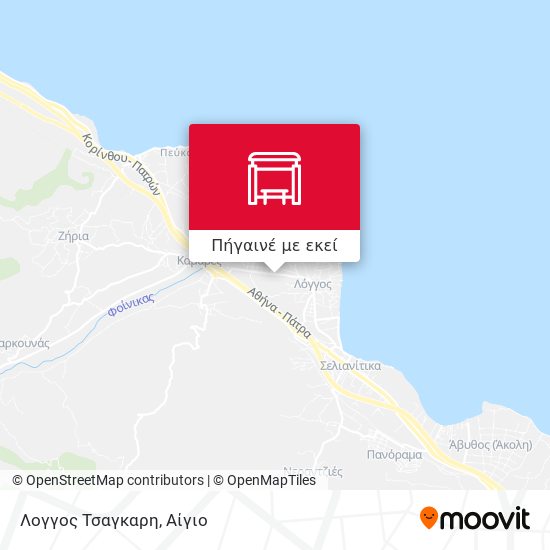 Λογγος Τσαγκαρη χάρτης