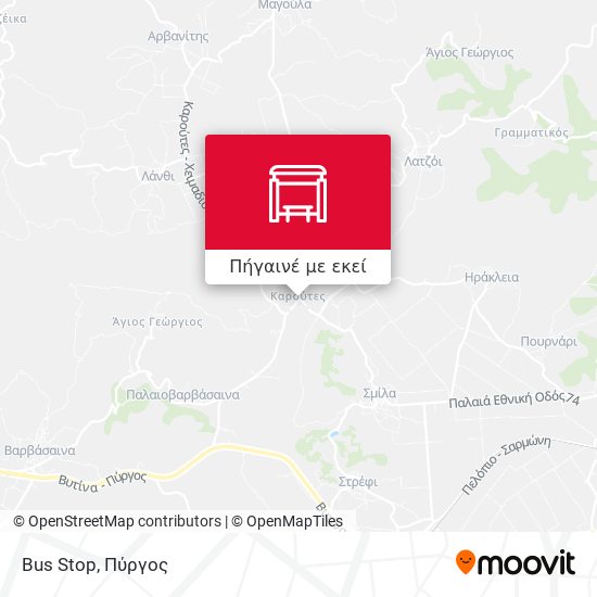 Bus Stop χάρτης