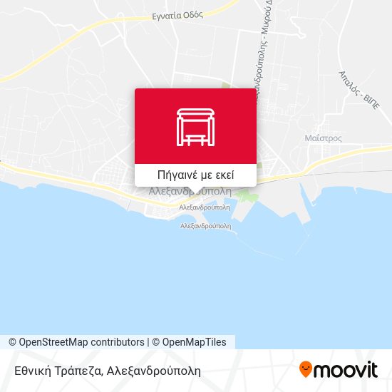 Εθνική Τράπεζα χάρτης