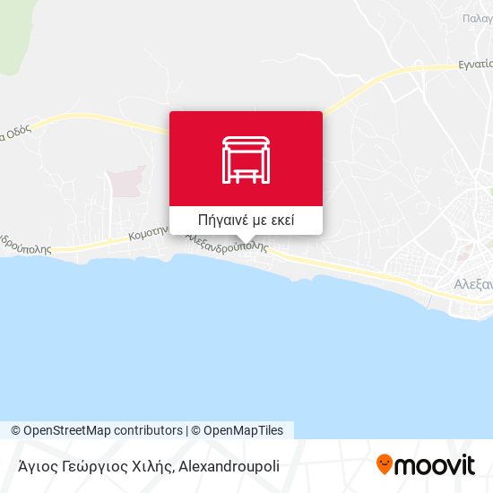 Άγιος Γεώργιος Χιλής χάρτης