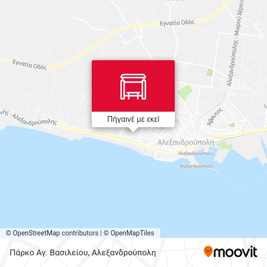 Πάρκο Αγ. Βασιλείου χάρτης