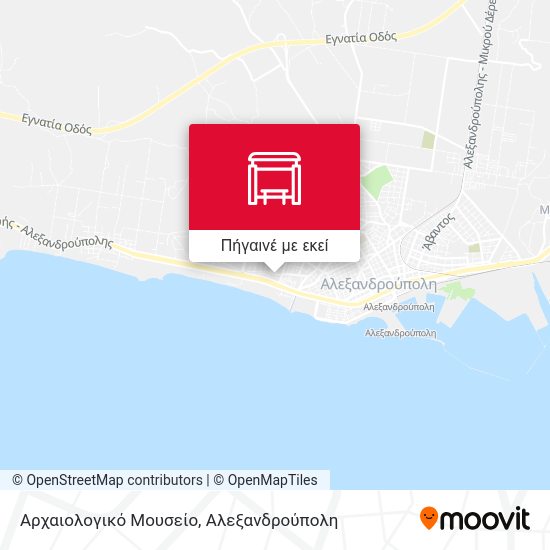 Αρχαιολογικό Μουσείο χάρτης