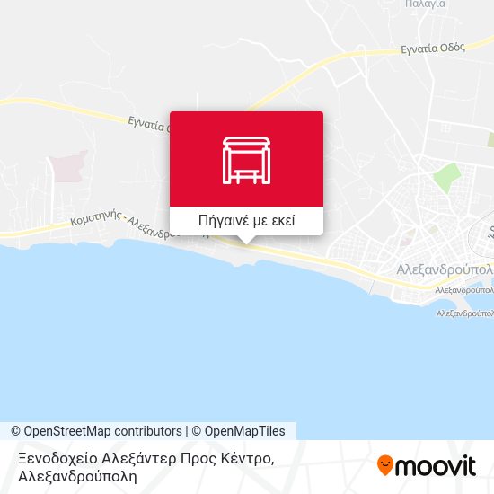 Ξενοδοχείο Αλεξάντερ Προς Κέντρο χάρτης
