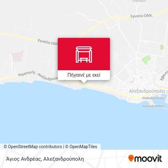 Άγιος Ανδρέας χάρτης