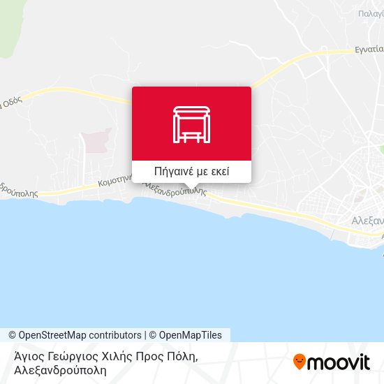 Άγιος Γεώργιος Χιλής Προς Πόλη χάρτης
