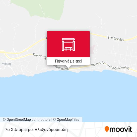 7ο Χιλιομετρο χάρτης