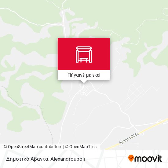 Δημοτικό Άβαντα χάρτης