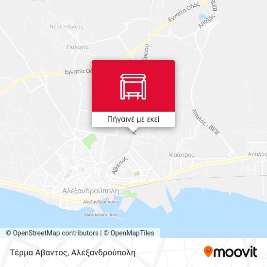 Τέρμα Αβαντος χάρτης
