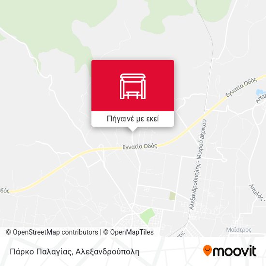 Πάρκο Παλαγίας χάρτης