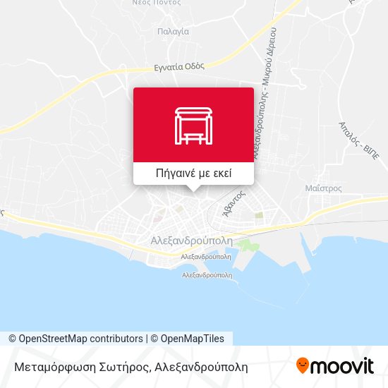Μεταμόρφωση Σωτήρος χάρτης