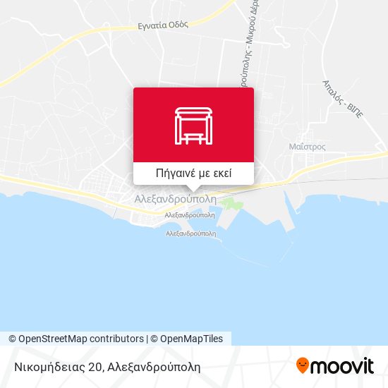 Νικομήδειας 20 χάρτης