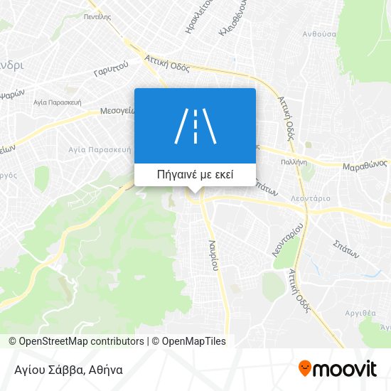 Αγίου Σάββα χάρτης