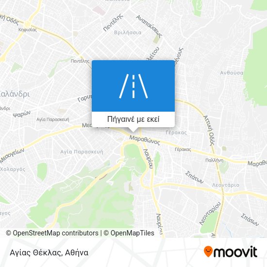 Αγίας Θέκλας χάρτης