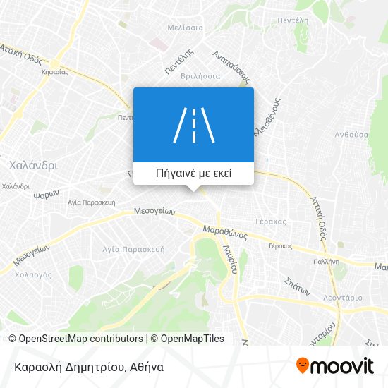 Καραολή Δημητρίου χάρτης