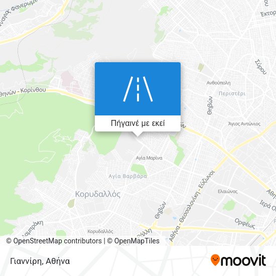 Γιαννίρη χάρτης