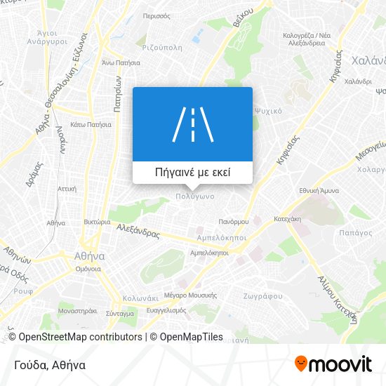 Γούδα χάρτης