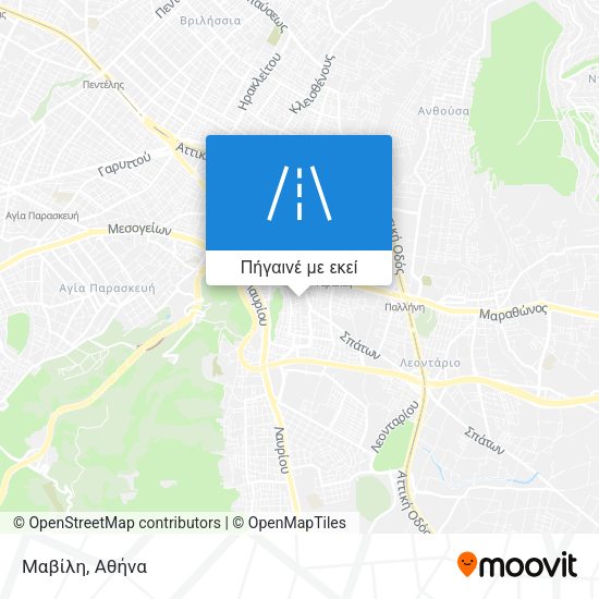 Μαβίλη χάρτης