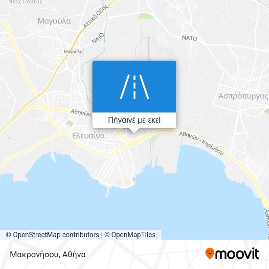 Μακρονήσου χάρτης