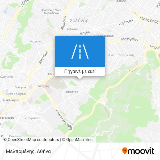 Μελπομένης χάρτης