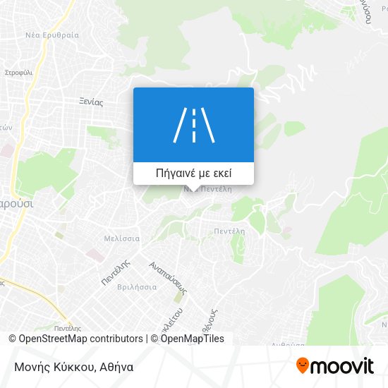 Μονής Κύκκου χάρτης