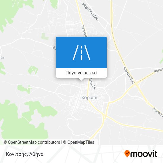 Κονίτσης χάρτης