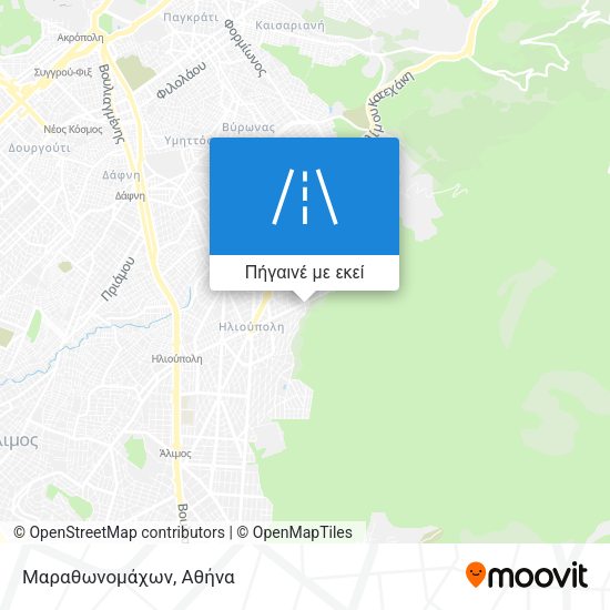 Μαραθωνομάχων χάρτης