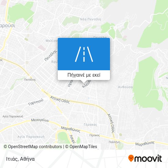 Ιτιάς χάρτης