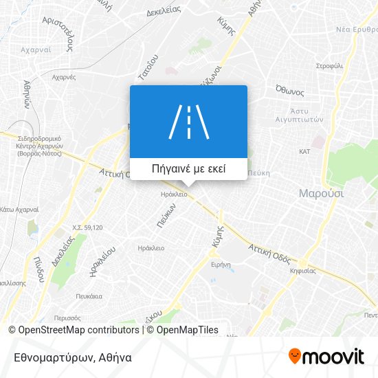 Εθνομαρτύρων χάρτης