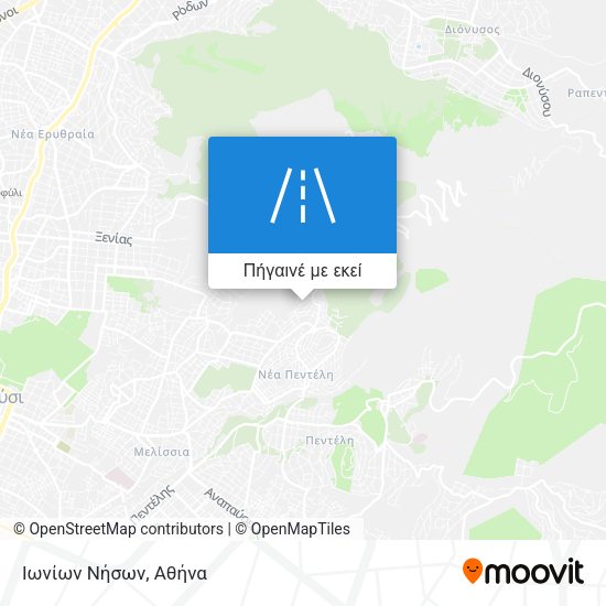 Ιωνίων Νήσων χάρτης