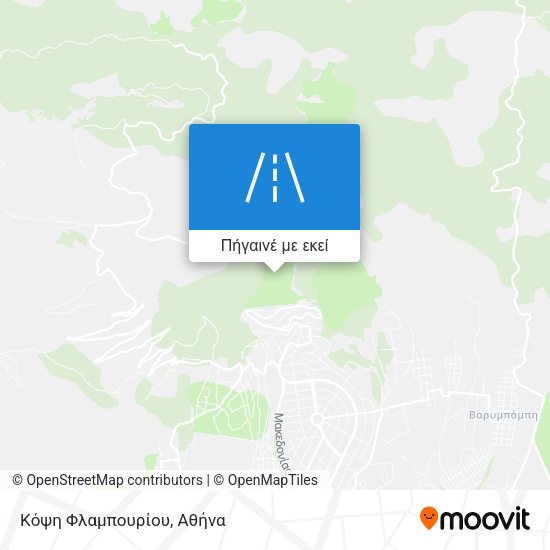 Κόψη Φλαμπουρίου χάρτης