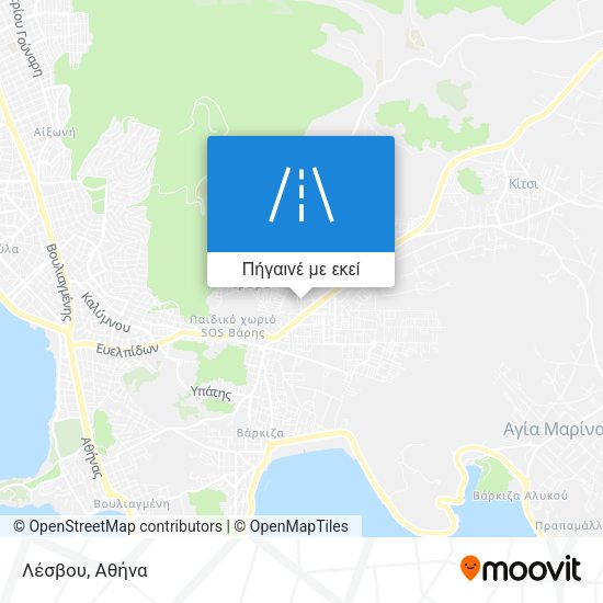 Λέσβου χάρτης