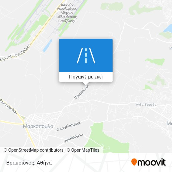 Βραυρώνος χάρτης