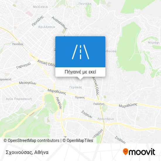 Σχοινούσας χάρτης