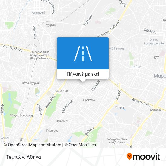 Τεμπών χάρτης