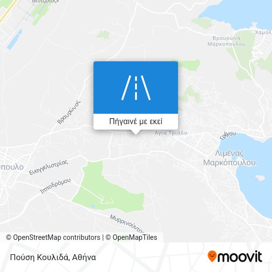 Πούση Κουλιδά χάρτης