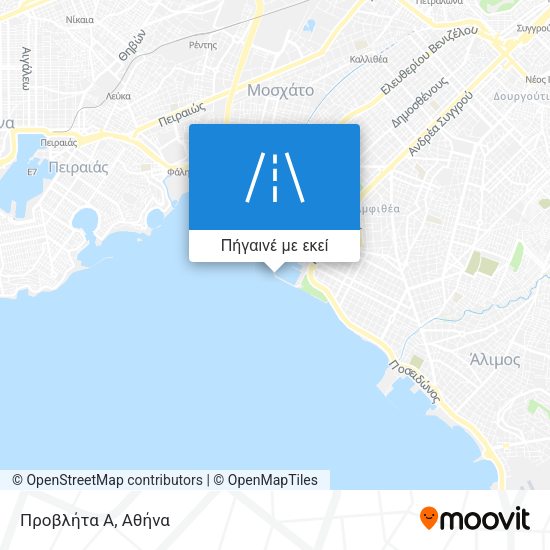 Προβλήτα Α χάρτης