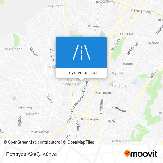 Παπάγου Αλεξ. χάρτης