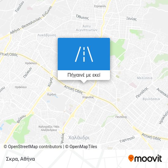 Σκρα χάρτης