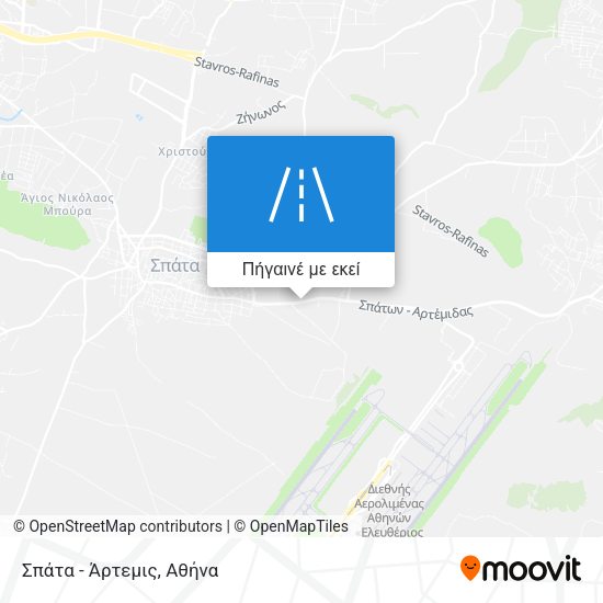 Σπάτα - Άρτεμις χάρτης