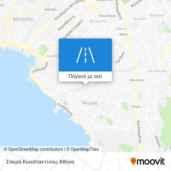 Σπερά Κωνσταντίνου χάρτης