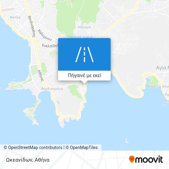 Ωκεανίδων χάρτης