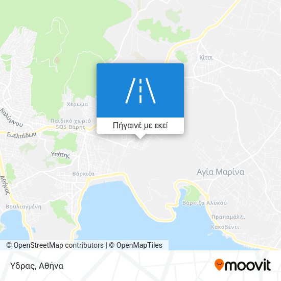 Υδρας χάρτης