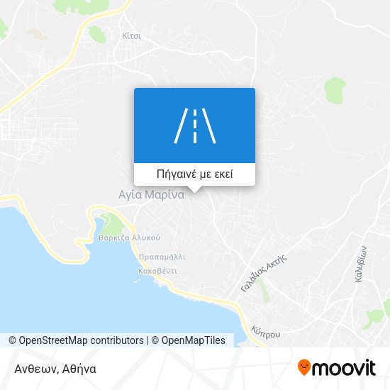 Ανθεων χάρτης