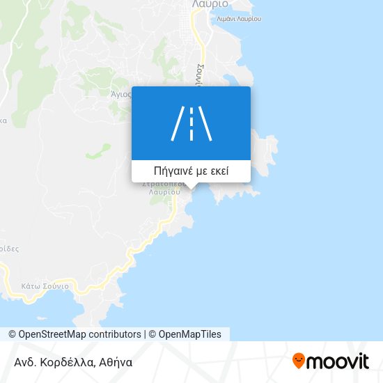 Ανδ. Κορδέλλα χάρτης