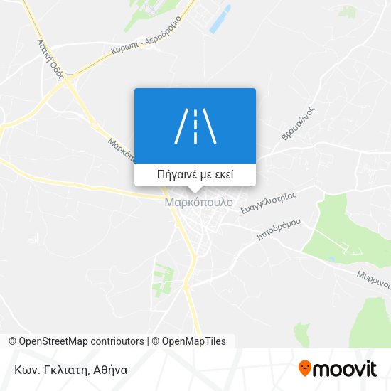 Κων. Γκλιατη χάρτης