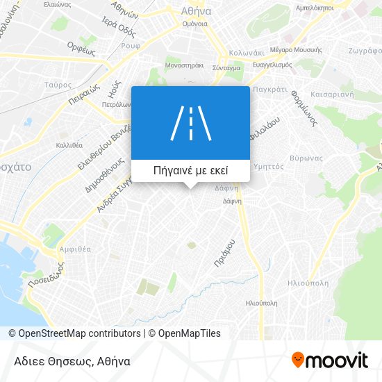 Αδιεε Θησεως χάρτης