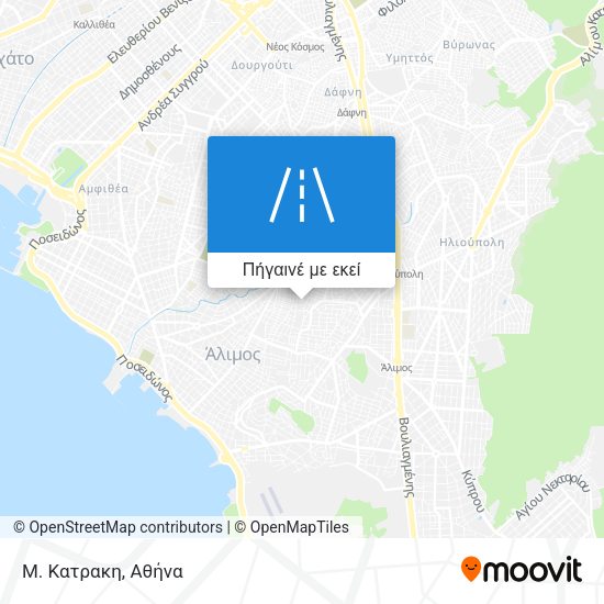 Μ. Κατρακη χάρτης