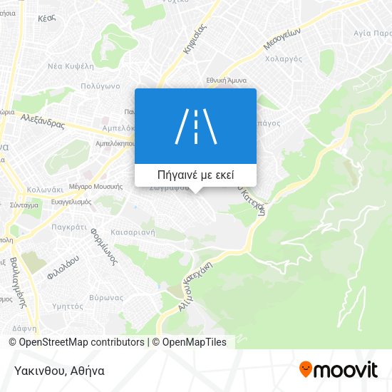 Υακινθου χάρτης
